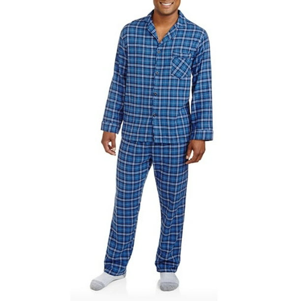 Hanes ^^hanes Big Men's Flannel Pajama Set