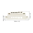 thumbnail image 2 of Unique Bargains Neutral Terminal Bar Screw Block Barrier Brass 6 Positions White, 2 of 5