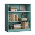 thumbnail image 4 of Palace Imports 100% Solid Wood 3-Shelf Bookcase with Adjustable Shelves, Aqua Blue, 4 of 6