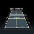 thumbnail image 4 of Mosiee Ensemble de 12 Marqueurs de Terrain de Pickleball avec Sac pour Transport et Rangement Faciles, 4 of 8