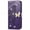 Purple, variant on Mantto For Samsung Galaxy A36 5G Wallet Case, Bling Diamond PU Leather Flip Wallet Case Hand Strap Butterfly Embossed Protective Flip Kickstand Card Holder Magnetic Closure Phone Cover,Lightpurple