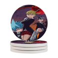thumbnail image 1 of Posavasos de tierra de diatomeas absorbente Soul Eater, aislamiento antideslizante de tierra de diatomeas inodoro que protege la superficie de la mesa contra daños Talla única, 1 of 1