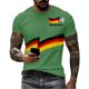 thumbnail image 4 of Women's Germany Football Graphic T-Shirt, Men's Soccer Graphic T-Shirt, Casual Short Sleeve Sports Top for Workout for Soccer Tournament 2026 Light Green Size: XL, 4 of 4