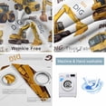 thumbnail image 4 of Construction Truck Blackout Curtains for Bedroom/Living Room, Thermal Insulated Kitchen Curtains, Cartoon Grips and Bulldozers Stirrup Car Grommet Darkening Window Treatment Drapes 42"x84"x2, 4 of 8