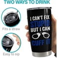thumbnail image 6 of Police Tumbler American Policeman 20oz Tumblers with Lid Gift for Police Man Dad Father Boy Friends Retirement Birthday Party, 6 of 6