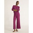 thumbnail image 4 of Joyspun Women's Hacci Knit Sleep Pants, 30.5” Inseam, Sizes XS-3X, 4 of 8
