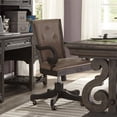 thumbnail image 2 of Magnussen Bellamy Chaise de Bureau Rembourrée en Poivre Vieilli, 2 of 3