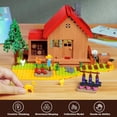 thumbnail image 5 of Farmhouse Modular Building Blocks Video Game Valley Farm Playset House Bricks Toys Gift Kit 766pcs, 5 of 9