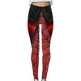 thumbnail image 5 of WXLWZYWL Leggings for Women High Waist Halloween Funny Printed Casual Yoga Pants Soft Stretchy Tights Workout Gym Leggings, 5 of 5