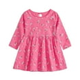 thumbnail image 3 of KYAIGUO Kids Baby Dresses Print Dress for Girls Spring Autumn Princess Dresses for Toddler Long-Sleeved Casual Dress Fashion Clothes 1T-6T, 3 of 9