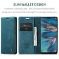 thumbnail image 3 of CaseMe Leather for Samsung Galaxy A34 Case, Flip Wallet Leather Case with Card Holder Magnetic Closure Shockproof Kickstand Protective Phone Cases Cover for Samsung Galaxy A34 6.6-inch,Blue, 3 of 12