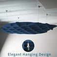 thumbnail image 4 of VIVO Navy Blue Acoustic Ceiling Waffle Panel, 4 of 8