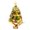 A, variant on Matoen Small Mini Table Top Christmas Tree with LED Lights Little Prelit Christmas Tree Decorated Gift Boxes and Hanging Ornaments for DIY Christmas Decoration