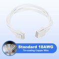 thumbnail image 5 of Uxcell CPU Power Cable 12 Inch(30cm) 18AWG EPS-12V, 1Pcs CPU 8 Pin Male to 8 Pin(4+4 Detachable) Male for Motherboard Power Adapter, White, 5 of 7