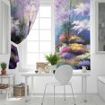 thumbnail image 5 of Colorful Forests Blackout Curtains for Bedroom, Spring Oil Painting Flower Nature Landscape Thermal Insulated Kitchen Drapes with Grommets, Light Blocking Window Treatment, 2 Panels 52" x 72", 5 of 7