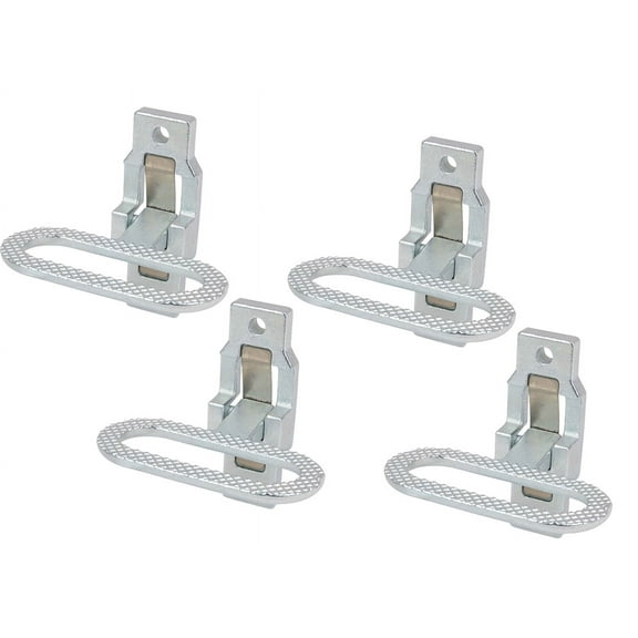 Galvanized Steel Trailer Folding Step | Fold Down Utility Bed Body Step Safety Folding Grab/Step Flip Up Folding RV Camper Trailer RV Bus (4 Pack)