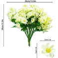 thumbnail image 2 of Sunjoy Tech 34cm Artificial Plastic Colorful Fake Flower Bouquet, 2 of 3