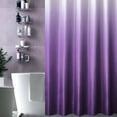thumbnail image 6 of Purple Shower Curtain, Waffle Weave Ombre Fabric Shower Curtain Purple Bathroom Decor Accessories Set with Hooks, Water Repellent and Machine Washable, 72 x 72, 6 of 6