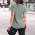 thumbnail image 3 of SUNBS Womens Summer Tops Short Sleeve Sweaters Tunic Tops Dressy Casual Business Shirts, 3 of 7