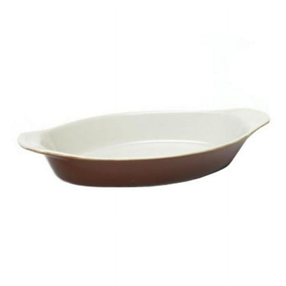 Tuxton China B1N-120 9.88 in. Welsh Rarebit - Caramel-Eggshell - 1 Dozen