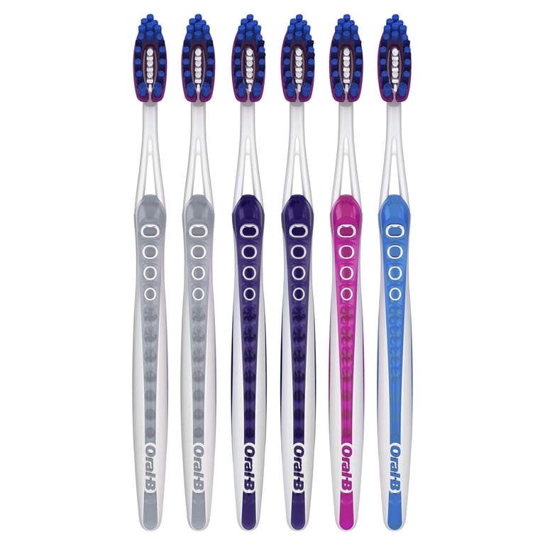 Oral-B Toothbrush Pro Whitening, Soft, 6 Count - Walmart.com