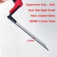 thumbnail image 5 of 2-Piece Masonry Hand Trowel Set, 5.9" & 4.9" Stainless Steel Trowels for Concrete, Tile, Brick Grouting, Edging & Home Repair, 5 of 6