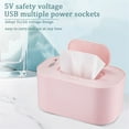 thumbnail image 5 of WMGHA ‌Smart Car Tissue Warmer‌ - Wipe Wamer for Vehicle and Home Use,Constant Temperature Moisturizing Box with Temperature Display,No Need Water and Sponge,Portable Insulated Wipes Holder, 5 of 9