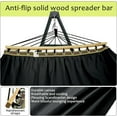 thumbnail image 3 of Tranquillo Universal Hammock with Stands Electro Static Coated Steel, Adjustable Foldable Hammock Stand with 2 Layered Polyester Net and Carry Bag for 2 Persons. Canvas - Black, 3 of 5