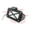 thumbnail image 4 of BIBABLYKE Vintage Motorcycle Bike Side Registration Mount License Plate Support Holder, Metal Frame Easy Installation, 4 of 7