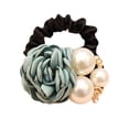 thumbnail image 4 of Elegant Pearl Hair Ties with Rhinestone Rose Ring Ponytail Holder for Girls Scrunchies Bands Floral Hair Accessories, 4 of 9