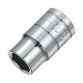 thumbnail image 1 of Llave de vaso poco profunda de 6 puntos Uxcell 13 mm 1/2" de acero de alto carbono, 1 of 5