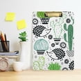 thumbnail image 6 of FMSHPON HedgehogCactus Clipboard Hardboard Wood Nursing Clip Board and Pull for Standard A4 Letter 13x9 inches, 6 of 8