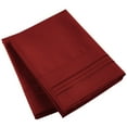 thumbnail image 2 of Mellanni Luxury Microfiber Pillowcases with Envelope Closure, King, Brick Red, 2 Count, 2 of 7