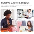 thumbnail image 4 of Sewing Machine Binder Double Fold Angle Binder Stainless Steel Folder Binding Attachment, 4 of 9