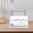 thumbnail image 4 of WEUVEB Portable Screen Stand For Artists Silver Carbon Steel 1Pcs Stable Platform For Drawing, 4 of 8