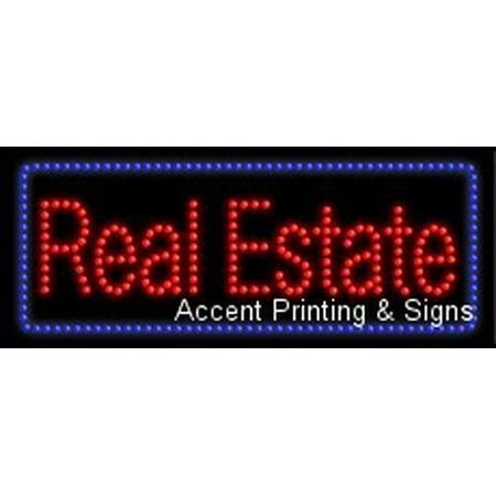 Real Estate Led - Real Estate LED Sign (High Impact, Energy Efficient)
