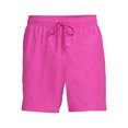 Men's and Big Men's 6" Basic Swim Short 1Pack, up to Size 3XL