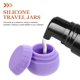 thumbnail image 2 of WORGEOUS Tarro de crema pequeño, tarro cosmético recargable, contenedor de crema vacío, frascos de viaje, loción, 4 Uds., 2 of 8