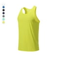 thumbnail image 4 of HOMADLES Tank Tops for Men Muscle Lightweight Crewneck Stretch Summer Tank Tops Yellow 2XL, 4 of 8