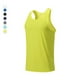 thumbnail image 4 of pstuiky Camiseta sin mangas para hombre, Camiseta deportiva informal de color liso y elástica con cuello redondo para hombre Chaleco de hombre xxl, 4 of 8