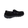 thumbnail image 2 of Clarks Mens Venetian Suede Slip On Moccasin Slippers Black 10 Medium (D), 2 of 2