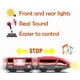 thumbnail image 4 of Accesorios de Tren de Madera, Tren Locomotora Que Funciona con Baterías, Tren con Control Remoto para Juego de Vías, 4 of 7