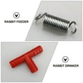 thumbnail image 3 of unbranded 5Ud Bebedero Para Conejos Con Resorte Para Jaulas Fácil De Limpiar Y Sin, 3 of 8