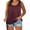 Wine, variant on FDGIU Women's Plus Size Cotton Tank Tops - Sleeveless Shirts, 2025 Summer Camisole Tops Long Fit for Yoga/Beach
