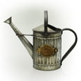 thumbnail image 3 of Alpine Corporation 15" x 7" x 12" Rustic Metal Watering Can Décor, Silver, 3 of 13