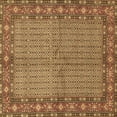 thumbnail image 1 of Ahgly Company Indoor Square Persian Brown Traditional Area Rugs, 5' Square, 1 of 4