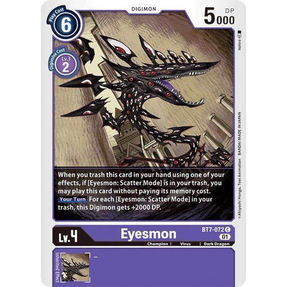 Digimon Next Adventure Common Eyesmon BT7-072
