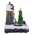 thumbnail image 2 of Kurt Adler 8.5-Inch Battery Operated Lighted Musical Santa Village Scene, 2 of 9