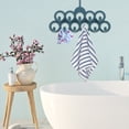 thumbnail image 3 of EeaseCA 2pcs Plastic Multi-hole Clothes Hanger Organizers and Storage for Bathroom Kitchen Bedroom, 3 of 7
