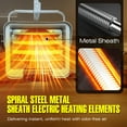 thumbnail image 5 of Dr. Heater 240V 6000W Garage Workshop Industrial Infrared Space Heater, White, 5 of 11